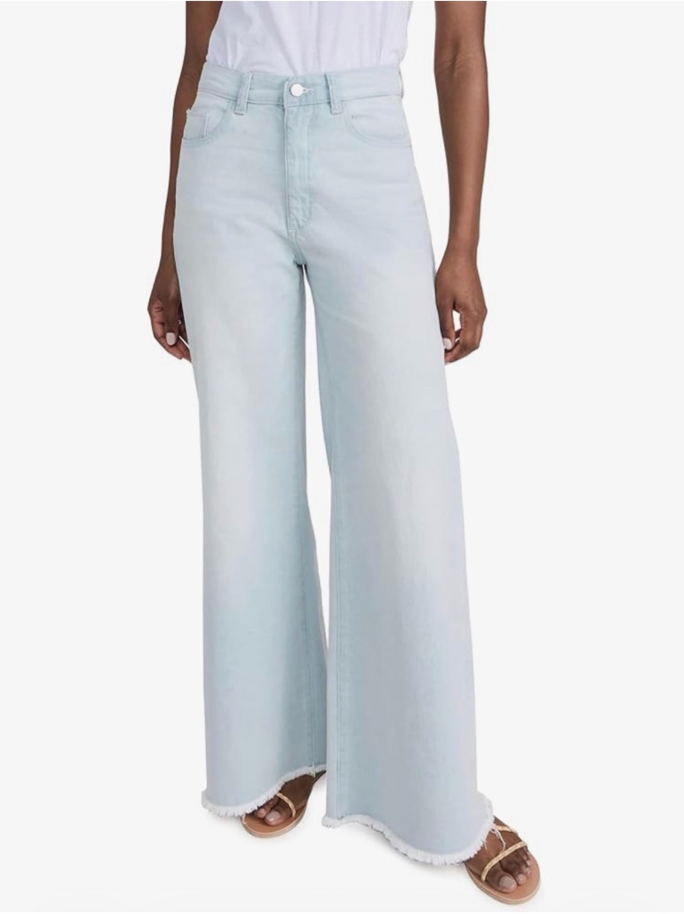 DL1961 Hepburn Wide Leg High-Rise Jeans vintage 33” size 28